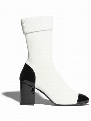 Chanel Women's Short Boots G40134 White