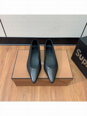 Loro Piana Rebecca Ballerinas Calfskin Black