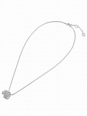 Bvlgari Women's Serpenti Viper Necklace Silver