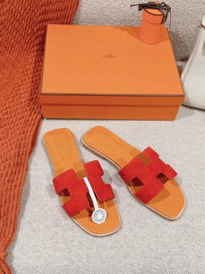 Hermes Oran Flat Slide Sandals 2024 09