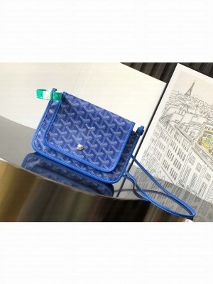 Goyard Plumet Pocket Wallet Blue