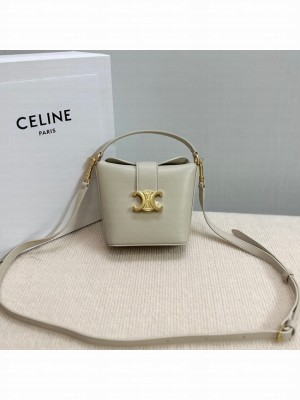 CELINE MEDIUM LOUISE BAG IN SMOOTH CALFSKIN 10K943 white