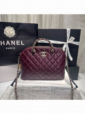 CHANEL SMALL SHOPPING BAG AS3969 Burgundy