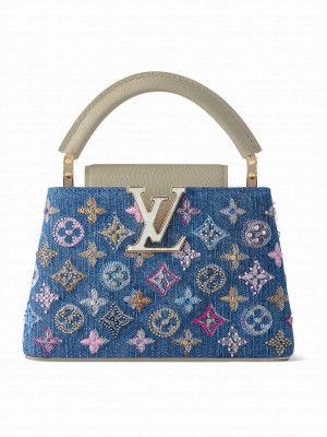 Louis Vuitton Capucines Mini Blue