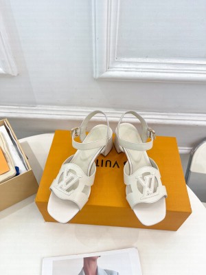 Louis Vuitton Women's LV Isola 5cm Sandals Cream