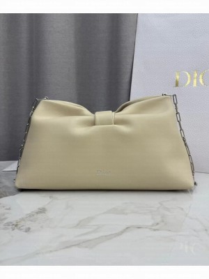 Christian Dior Medium Dior Bow Handbag Apricot