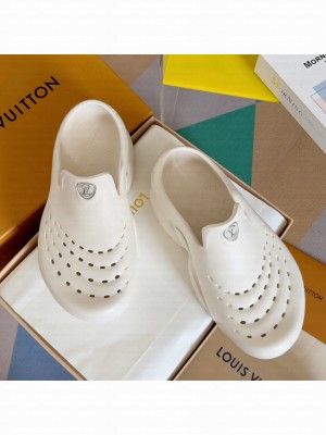 Louis Vuitton Man's LV Shark Clog White