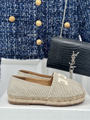 LES ESPADRILLES CELINE IN OSHKOSH CANVAS BEIGE