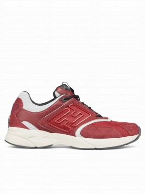 Fendi Unisex Faster Trainers 7E1555 Red