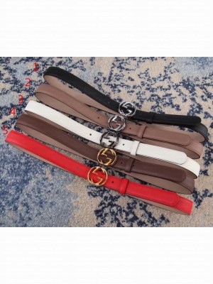 Gucci Calfskin Belt 25mm with Interlocking G Buckle  Collection
