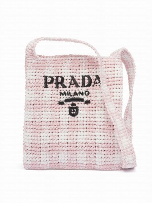 Prada Crochet Bag 1BC184 Pink