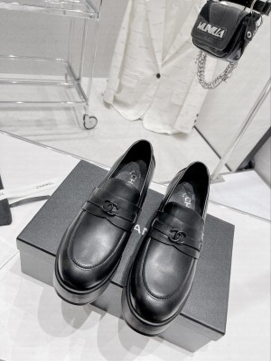 Chanel Lambskin Loafers Spring/Summer 2023 Collection, Black