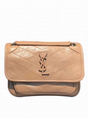 Saint Laurent Baby Niki Chain Bag 5330370 Apricot