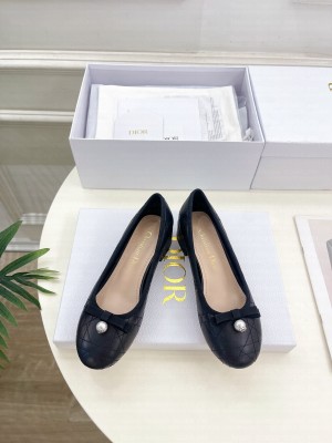 Christian Dior Quilted Cannage Beige Calfskin Pumps