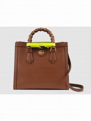 Gucci Diana small tote bag 660195 Brown