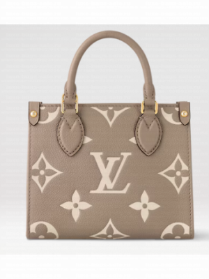 Louis Vuitton OnTheGo BB M46993 Dove Gray&Cream