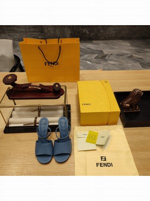 Fendi First 95mm calfleather high-heeled sandals 06