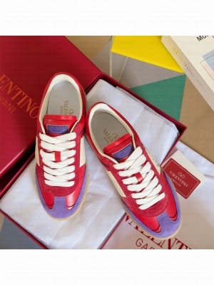 Valentino Garavani Upvillage Crosta sneaker in split leather 01 2025