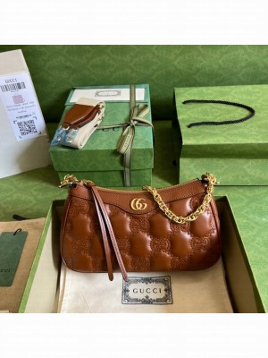 Gucci GG Matelasse handbag 735049 brown