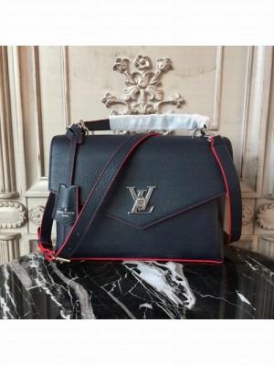 Louis Vuitton My Lockme 26cm Bag Calfskin Canvas Leather Fall/Winter 2017 Collection M54849, Indigo