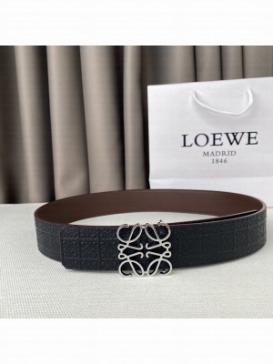 Loewe Reversible Width 38mm Leather Belt With Anagram Buckle 032