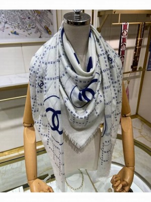 Chanel Women's Logo Printing Square Scarf