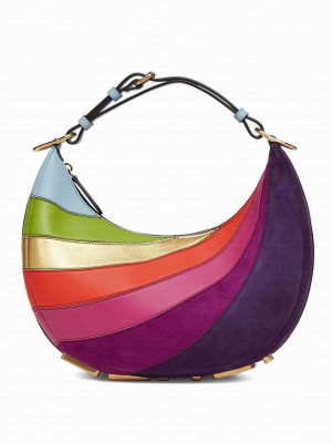 Fendi Fendigraphy Small Leather Bag 8BR600 Polychrome