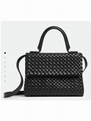 Bottega Veneta Patti Shoulder Bag 776783 black