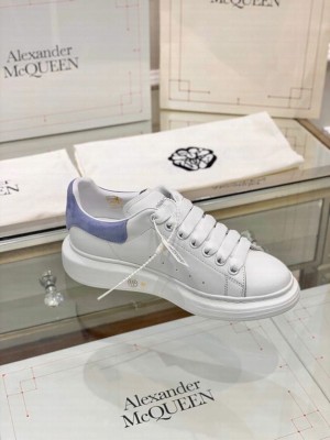 Alexander McQueen Oversized Platform Lace Up Creeper Sneakers Spring/Summer 2020 Collection, Suede Lilac 