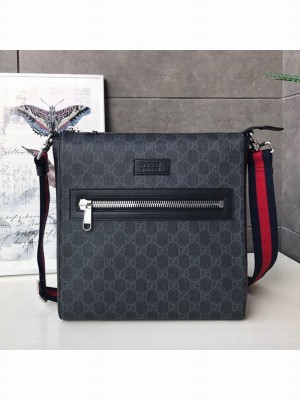 Gucci GG Black Messenger Shoulder Bag ‎474137 2019 Collection
