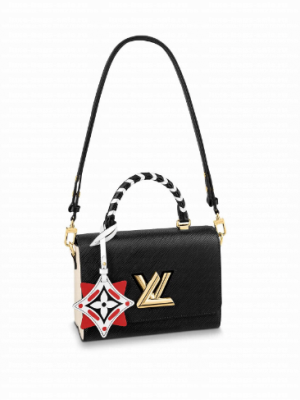 Louis vuitton original CRAFTY TWIST tote bag  M56780 black