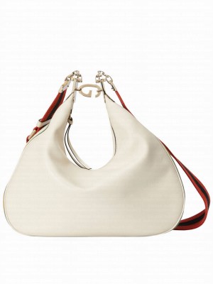 Gucci Attache Large Shoulder Bag 702823 Cream