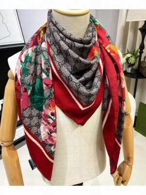 Gucci Women's GG Flora Print Scarf