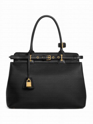 Celine Conti Bag In Supple Calfskin Black