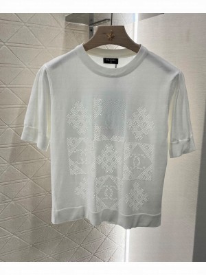 Chanel Women's Cotton T-shirt White