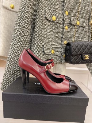 Chanel Heel 85mm Mary Janes Pumps Red Spring 2022 Collection