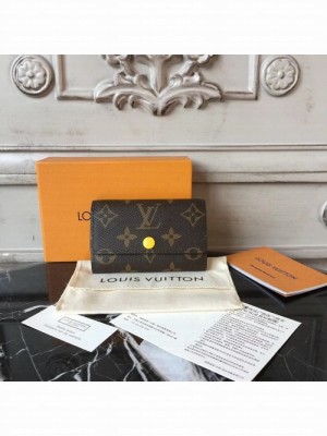 Louis Vuitton 6 Key Holder Wallet Monogram Canvas Fall/Winter 2017 Collection M61539, Jonquille