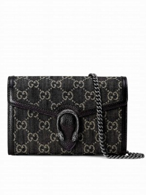 Gucci Dionysus GG Mini Chain Bag 476432 Black