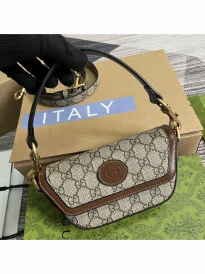 Gucci OPHIDIA MINI BAG 723762 Brown