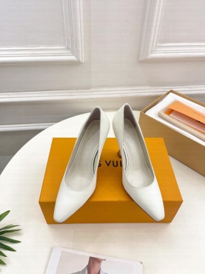 Louis Vuitton Women's Sparkle 6.5cm/9.5cm Heel Pump Cream