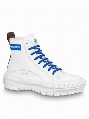 Louis Vuitton Women's LV Squad Trainer Boots 1A940S Blue