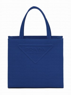 Prada Drill Tote Bag 1BG382 Blue