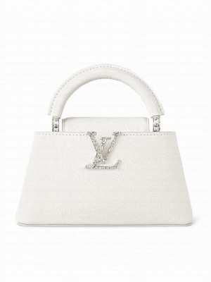 Louis Vuitton Capucines East-West Mini M24671 White