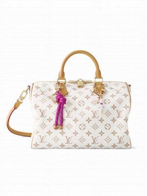 Louis Vuitton Speedy Soft 30 Lucky Cream