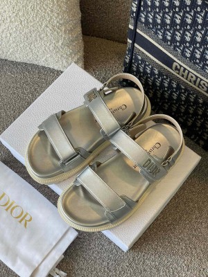 Dior DiorAct Calfskin Flat Strap Sandals 2023 09