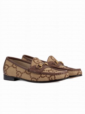 Gucci Women's Maxi Gg Loafer 727581 Dark Coffee