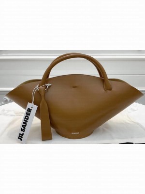 Jil Sander Small Sombrero Tote Bag Brown