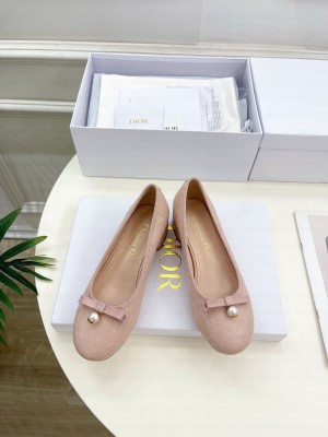 Christian Dior Quilted Cannage Light Pink Calfskin Pumps