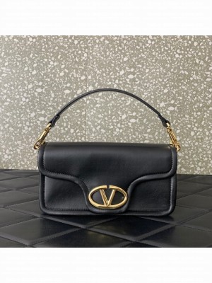 VALENTINO VLOGO 1960 medium lambskin bag FJ098 black