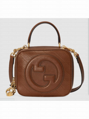 GUCCI BLONDIE TOP HANDLE BAG 744434 Cuir